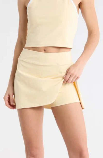 Z By Zella Split Second Skirt In Yellow