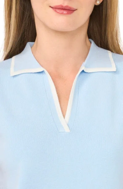Ted Baker Piped Sleeveless Polo In Multi