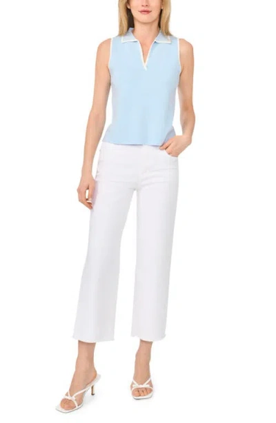 Ted Baker Piped Sleeveless Polo In Multi