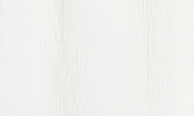 Max Studio Split Neck Puff Sleeve Top In White