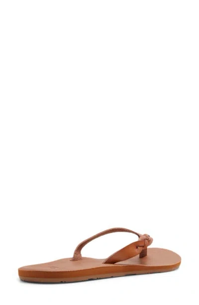 Roxy Liza Iv Flip Flop In Brown