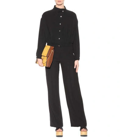 Shop Isabel Marant Lynton Wool-blend Jacket In Black