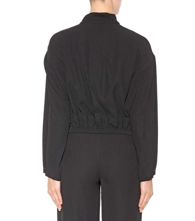 Shop Isabel Marant Lynton Wool-blend Jacket In Black
