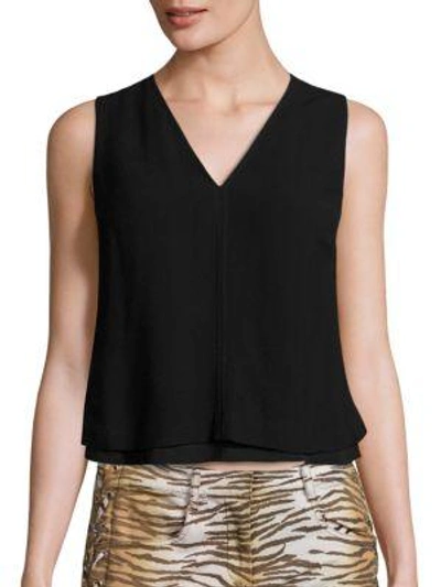 A.l.c Lou Double Layer Top In Black