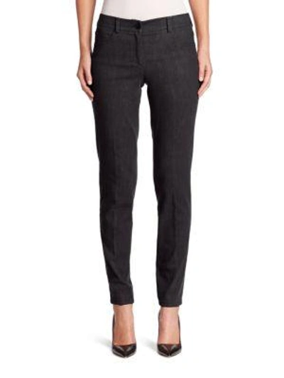 Shop Akris Magda Slim-fit Jeans In Black