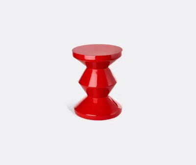 Polspotten Red Zig Zag Stool In Red