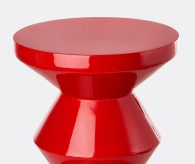 Polspotten Red Zig Zag Stool In Red