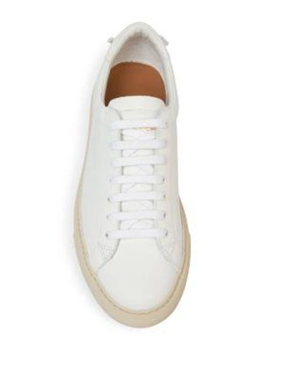 Shop Givenchy Urban Street Knots Leather Low-top Sneakers In Black