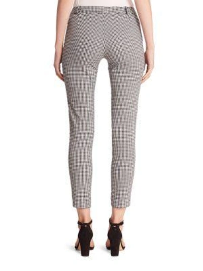 Shop Altuzarra Henri Gingham Skinny Pants In Black White