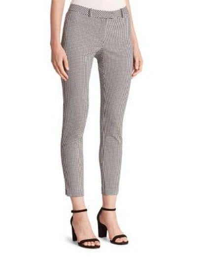 Shop Altuzarra Henri Gingham Skinny Pants In Black White