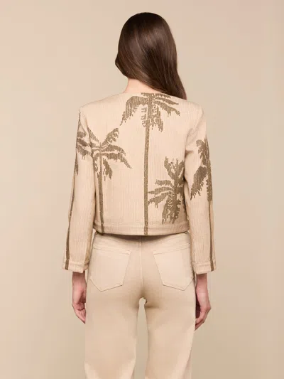 L'agence Lian Beaded Jacket In Multi