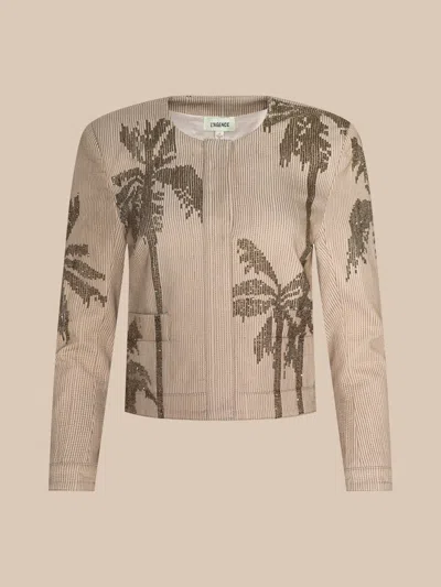 L'agence Lian Beaded Jacket In Multi
