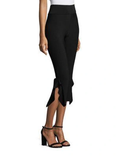 Shop Opening Ceremony Flounce Hem Trousers In Black