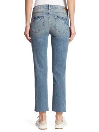 Shop Paige Maternity Miki Straight Leg Maternity Jeans In Big Sur