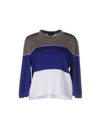 Emporio Armani Jumpers In Blue