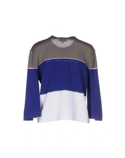 Shop Emporio Armani Sweaters In Blue