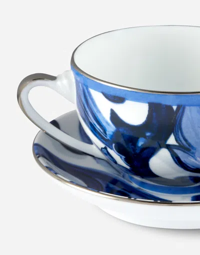 Dolce & Gabbana Porcelain Tea Set In Multicolor