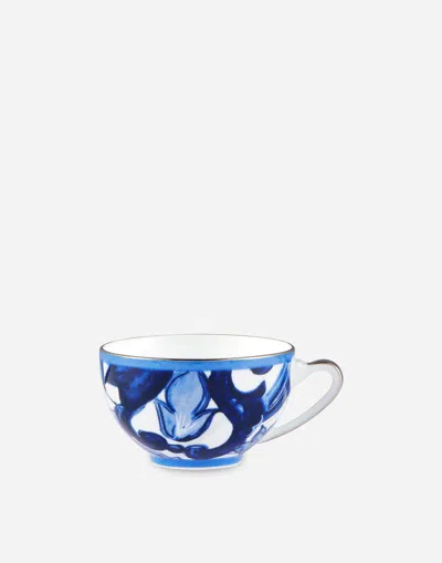 Dolce & Gabbana Porcelain Tea Set In Multicolor