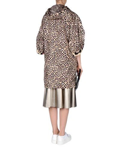 Shop Givenchy Overcoats In Sand