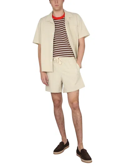 Howlin' Howlin Stylish Bowling Neck Cocktail Shirt For Men In Neutral