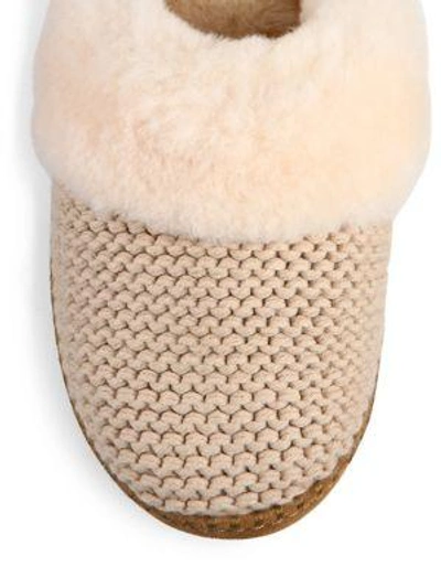 Shop Ugg Aira Knit Slippers In Grey