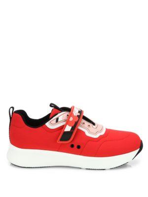 red patent prada trainers