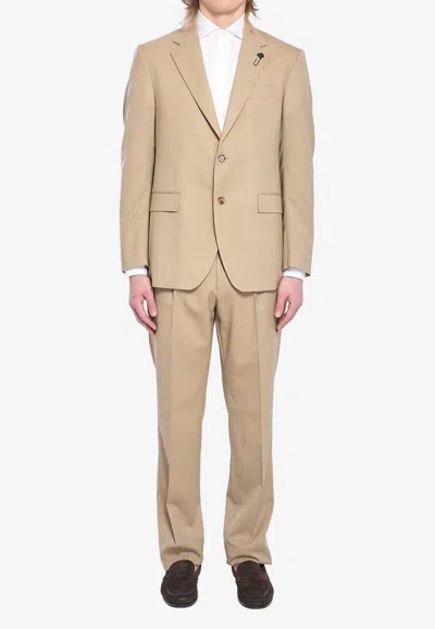 Lardini Feeling Single-breasted Classic Suit In Neutral