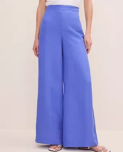 Ann Taylor The Petite Statement Palazzo Pant In Blue