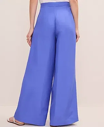 Ann Taylor The Petite Statement Palazzo Pant In Blue