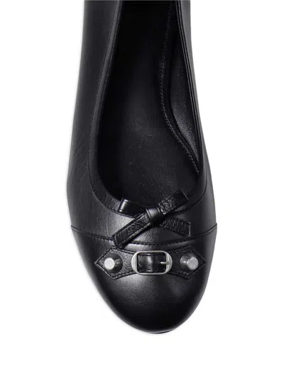 Balenciaga Jimmy Choo 85mm Romy Pointed-toe Pumps With Crocodile-effect In Black