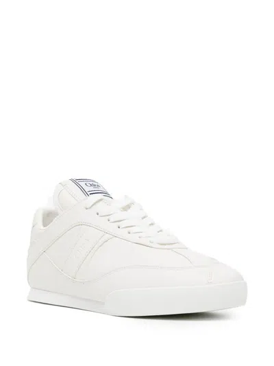 Chloé Kick Leather Sneaker In White