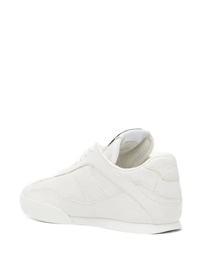 Chloé Kick Leather Sneaker In White