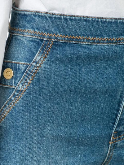 Shop Ellery Flared Cropped Jeans - Blue