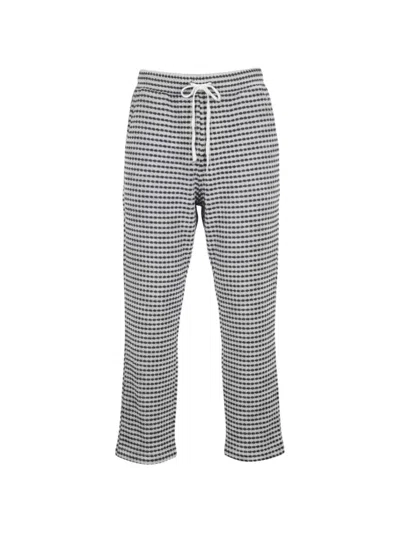 Che Drawstring-detail Patterned Trousers In Multi