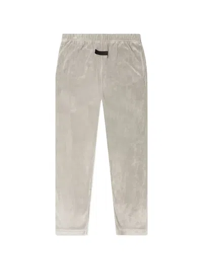 Essentials Logo-patch Elasticated Trousers In Gray
