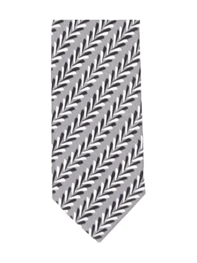 Prada Embroidered Checked Stie In Black