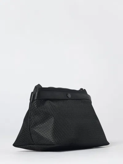 Ea7 Printed Logo Polyester Beauty Case In Black