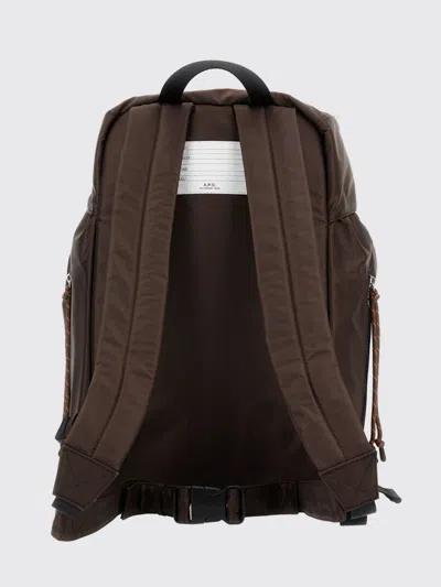 A.p.c. A. P.c. Logo-buckle Backpack In Purple