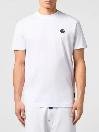 Philipp Plein Lightweight Short Sleeve Crew Neck T-shirt In White