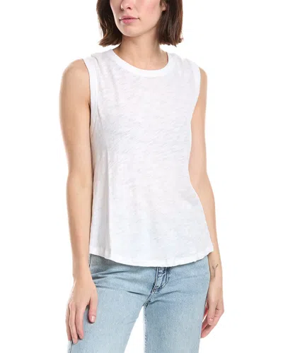 Atm Anthony Thomas Melillo Slub Jersey Crewneck Tank Top In White