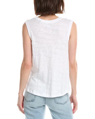 Atm Anthony Thomas Melillo Slub Jersey Crewneck Tank Top In White