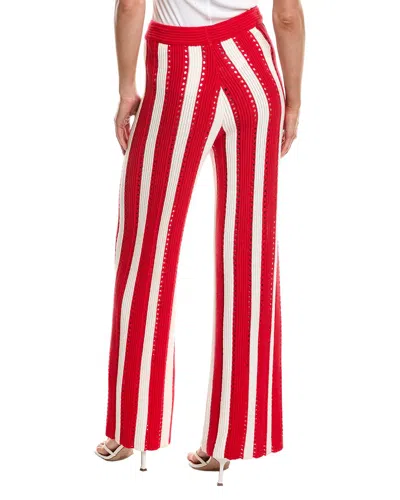 Rowing Blazers Knit Stripe Wool-blend Pant In Red