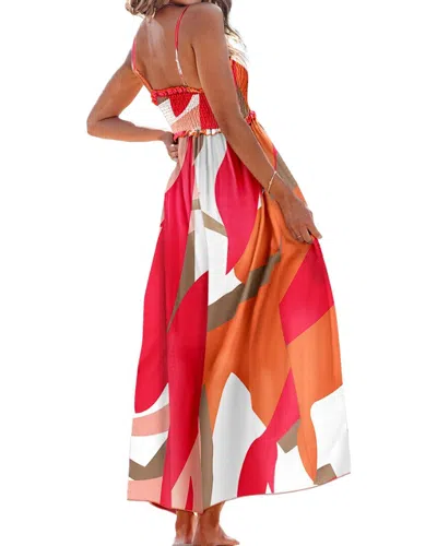 Vera Dolini Maxi Dress In Multi