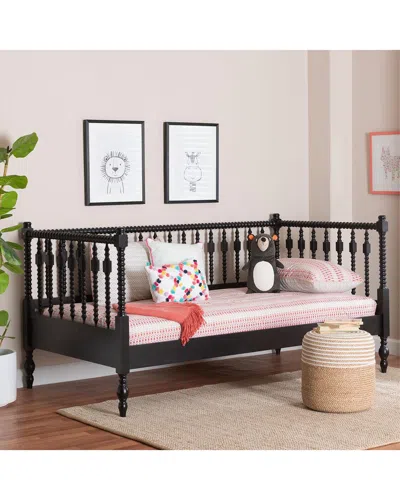 Baxton Studio Callison Spindle Daybed In Black