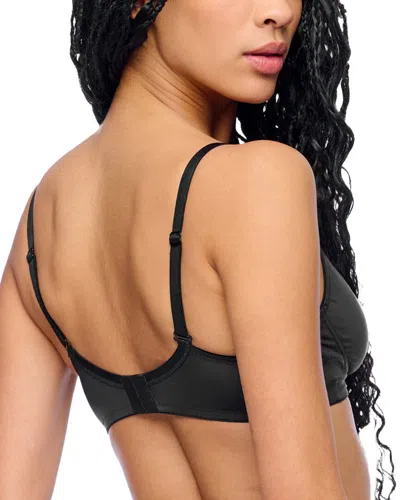 Cosabella Evolution Mesh-inset Soft Bra In Black