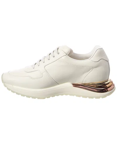 Ferragamo Brooklyn Leather Sneaker In Multi