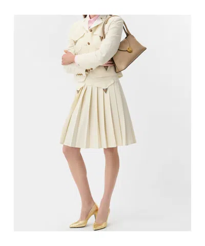Versace Wool Jacket In Brown