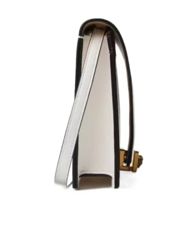 Versace Severine Leather Mini Bag In White