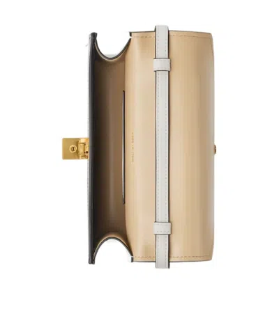 Versace Severine Leather Mini Bag In White