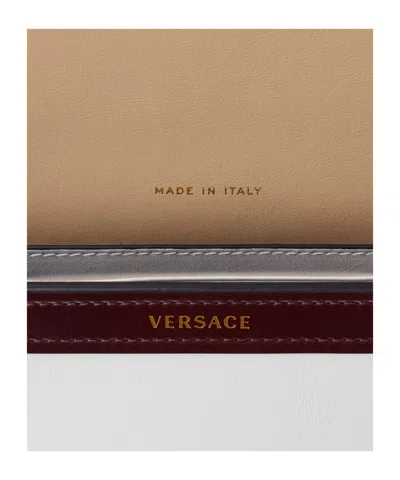 Versace Severine Leather Mini Bag In White